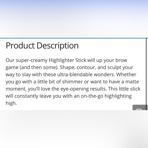 Morphe “Oh Brow Baby” Highlighter Stick (peach matte) NEW - Picture 4 of 4